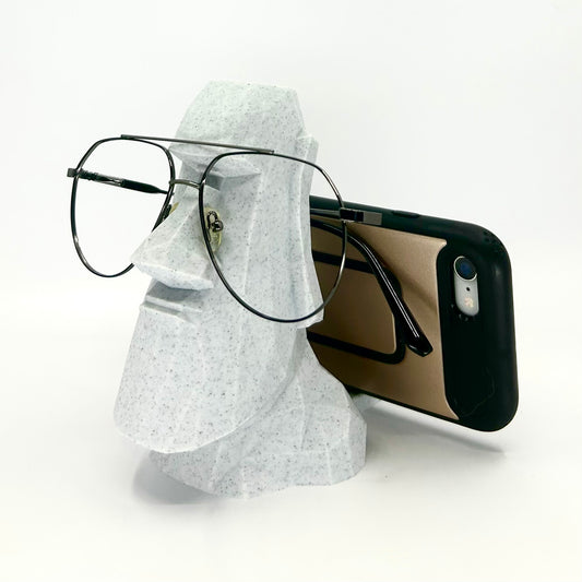 Moai Glasses & Phone Holder