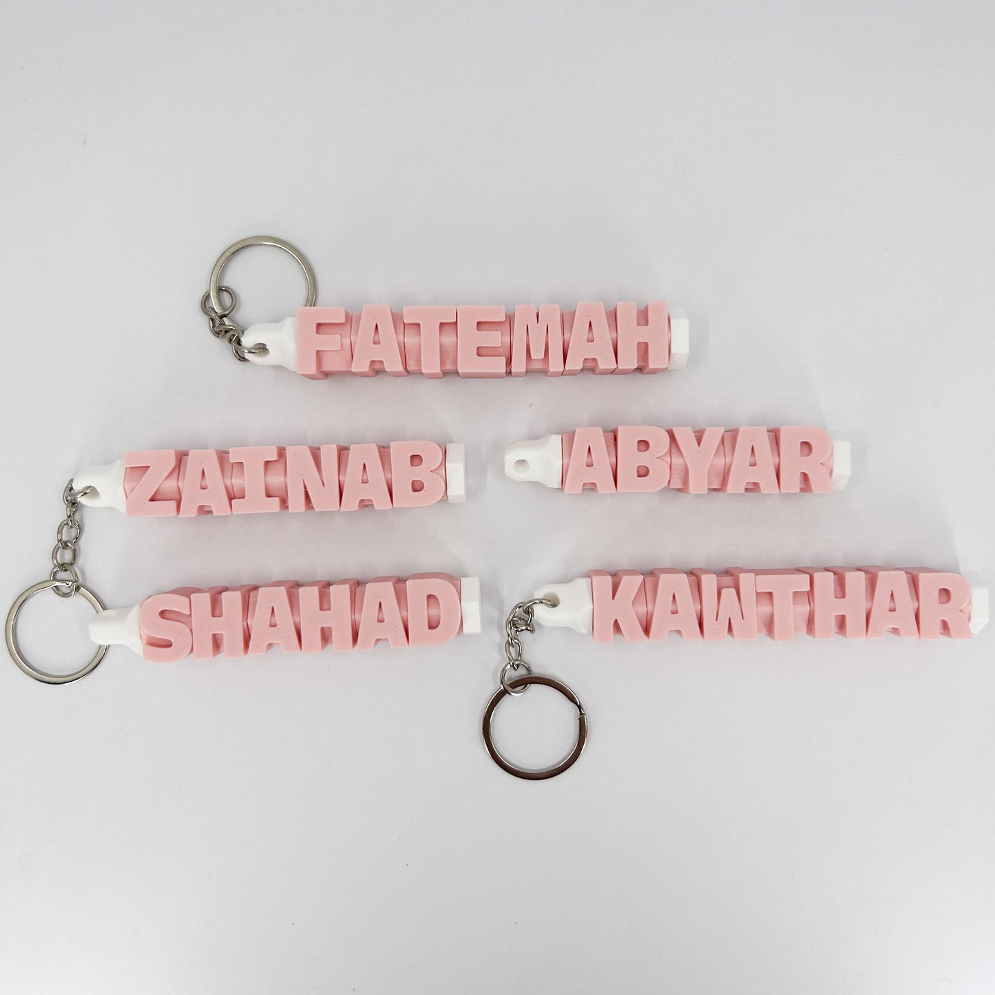 Custom Spinning Name Keychain