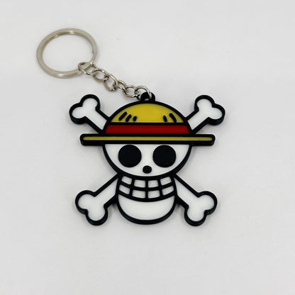 Luffy Skull Keychain